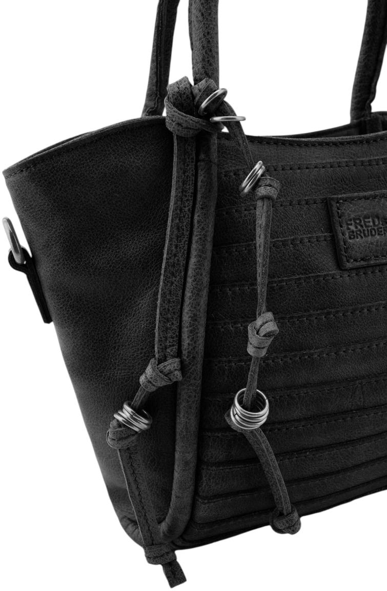 FREDsBRUDER All in Layer Handbag Leder Schwarz