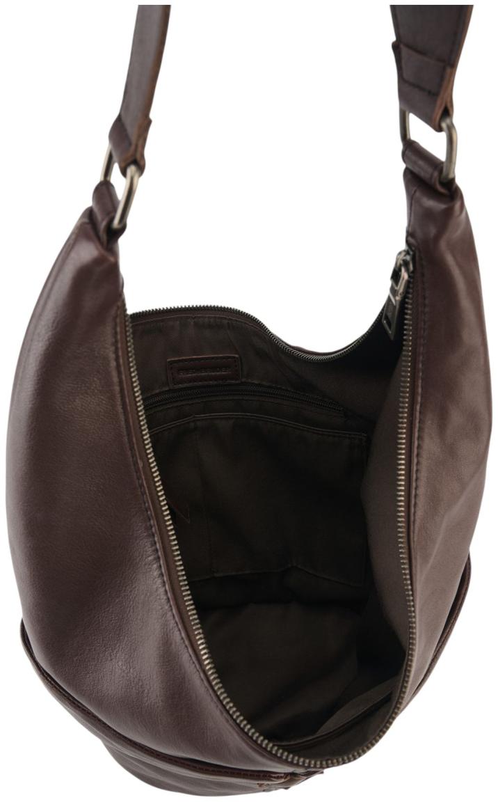 FREDsBRUDER Already Yours Hobo Bag Leder Chocolate Braun