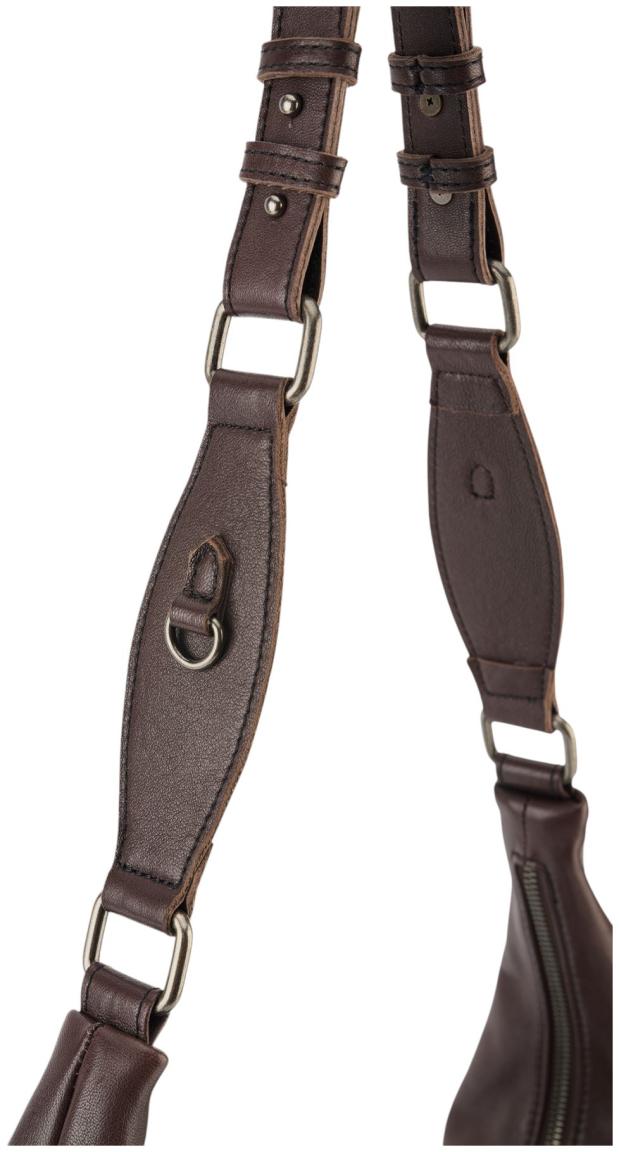 FREDsBRUDER Already Yours Hobo Bag Leder Chocolate Braun