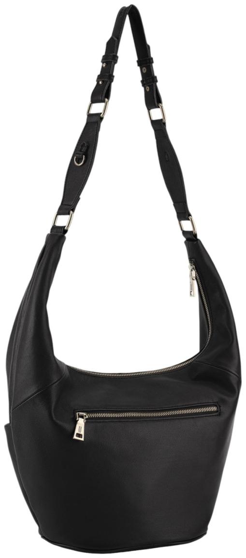 FREDsBRUDER Already Yours Hobo Bag Leder Schwarz