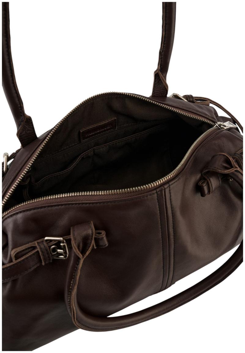 FREDsBRUDER Already Yours Sausage Bag Schultertasche Leder Chocolate Braun