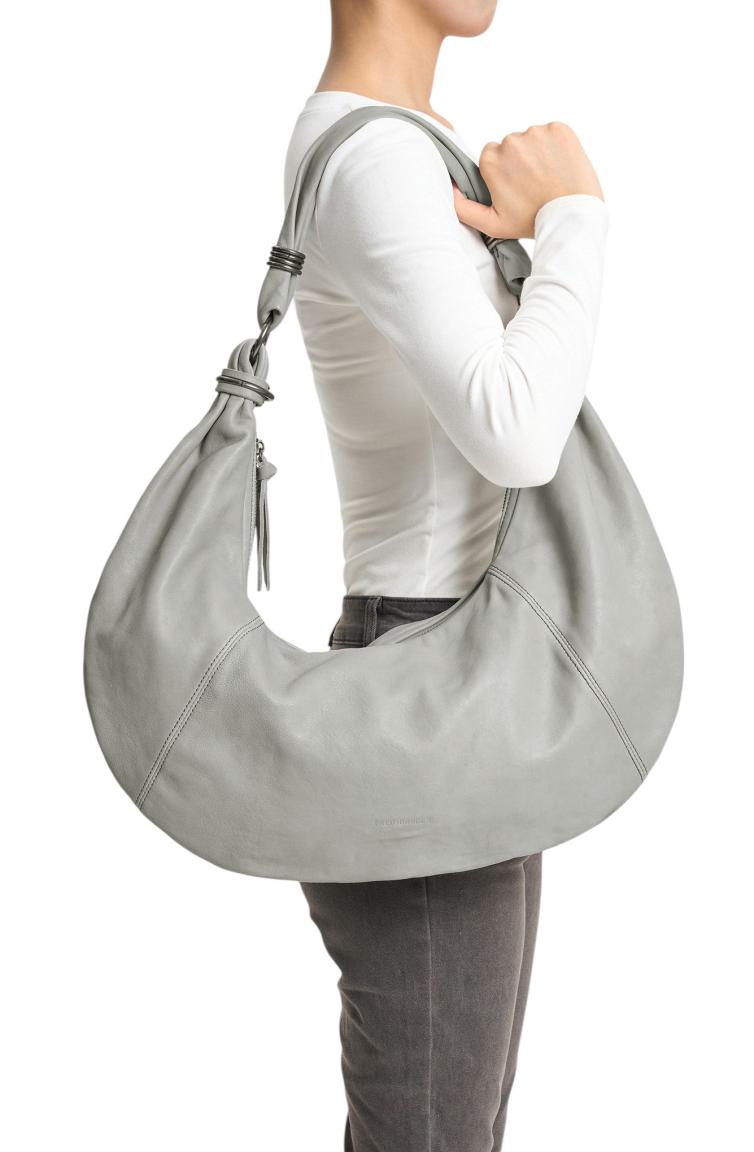 FREDsBRUDER Always With You Big Hobo Bag Leder Schwarz
