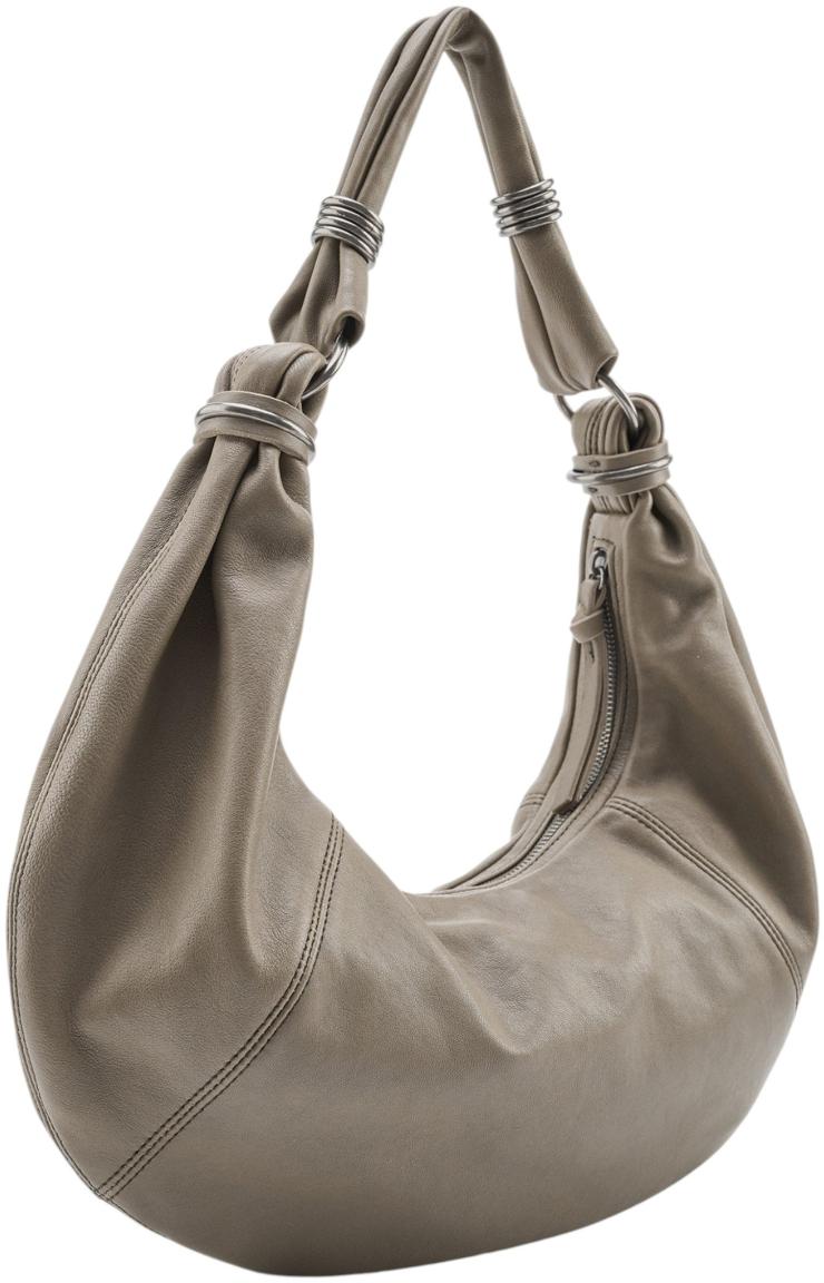 FREDsBRUDER Always With You Hobo Bag Leder Muddy Khaki - Schlammgrün