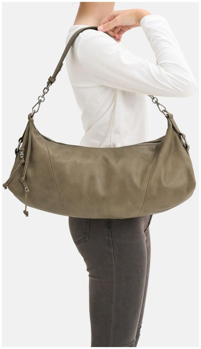 FREDsBRUDER Hobo Tasche Beutel Stay With Me Muddy Khaki Brown