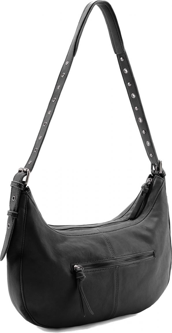 FREDsBRUDER Ledertasche schwarz Me and My Hobo Nieten