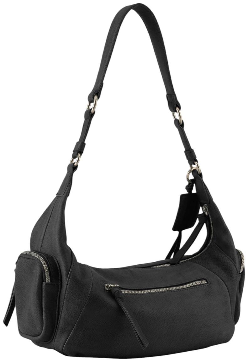 FREDsBRUDER My Forever Friend Half Shoulderbag Umhängetasche Leder Schwarz