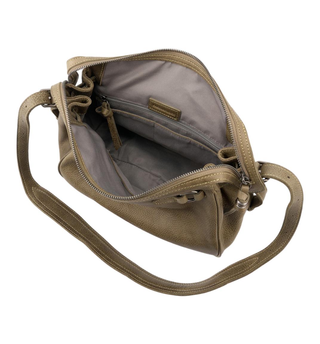 FREDsBRUDER My Forever Friend Shoulderbag Large Leder Muddy Khaki - Schlammgrün