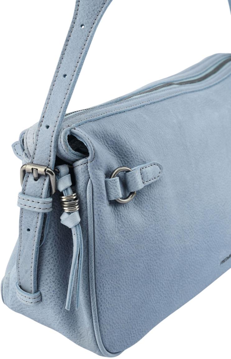FREDsBRUDER My Forever Friend Shoulderbag Medium Leder Cool Blue - Hellblau