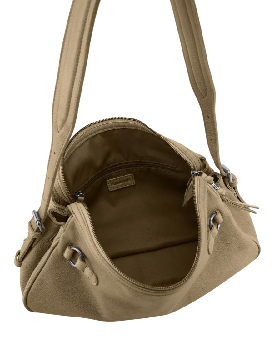 FREDsBRUDER My Forever Friend Shoulderbag Medium Leder Muddy Khaki - Schlammgrün