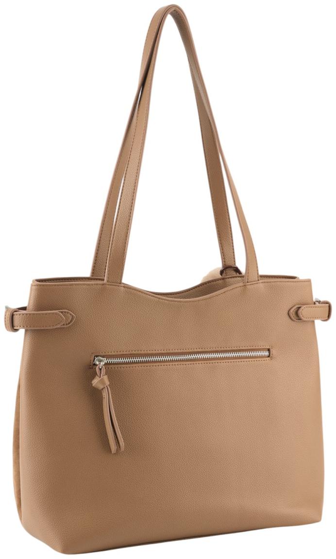 FREDsBRUDER Playful Softie Shopper Leder Caramel - Mittelbraun