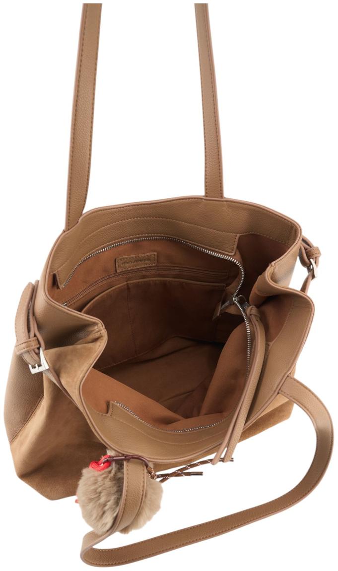 FREDsBRUDER Playful Softie Shopper Leder Caramel - Mittelbraun