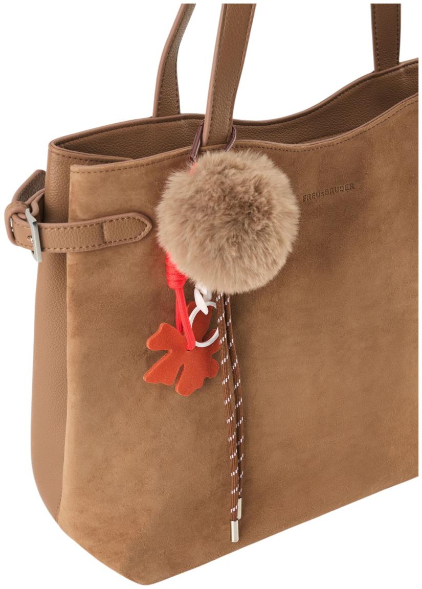 FREDsBRUDER Playful Softie Shopper Leder Caramel - Mittelbraun