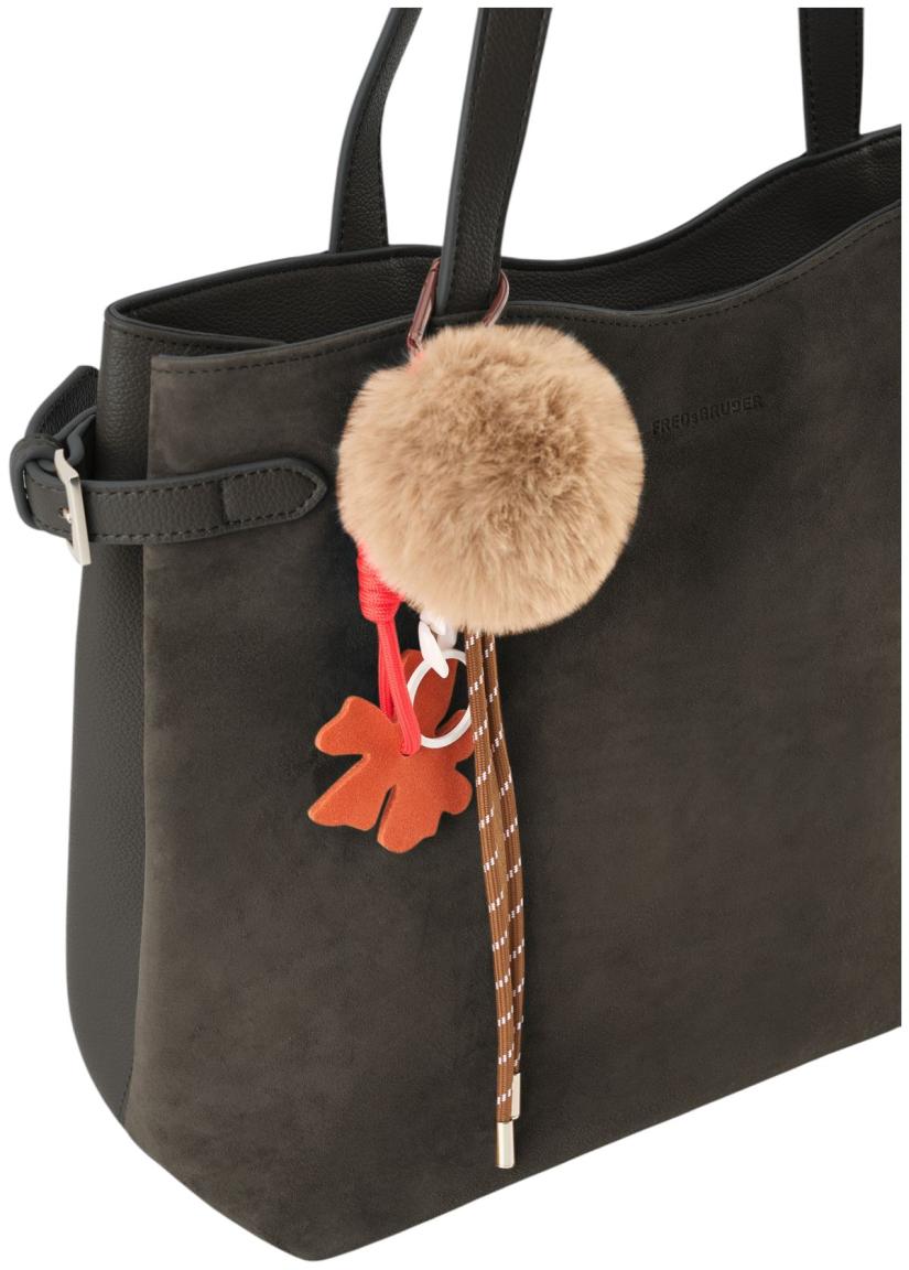 FREDsBRUDER Playful Softie Shopper Leder Wren - Dunkelbraun