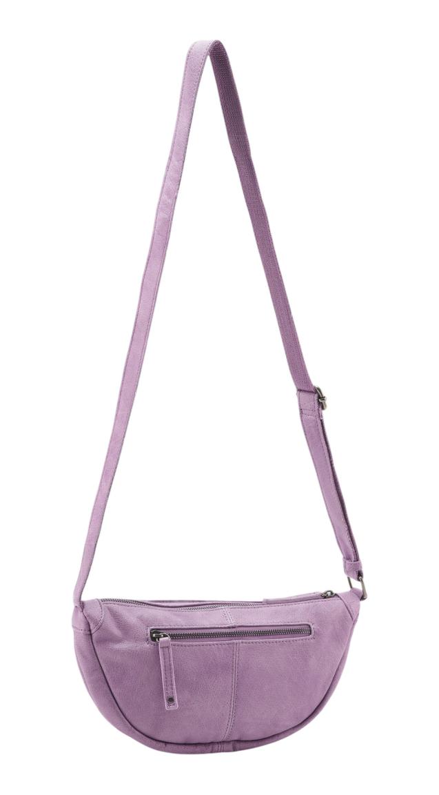 FREDsBRUDER Riffel Halfmoon Bag Crossover Tasche Lavender - Lila