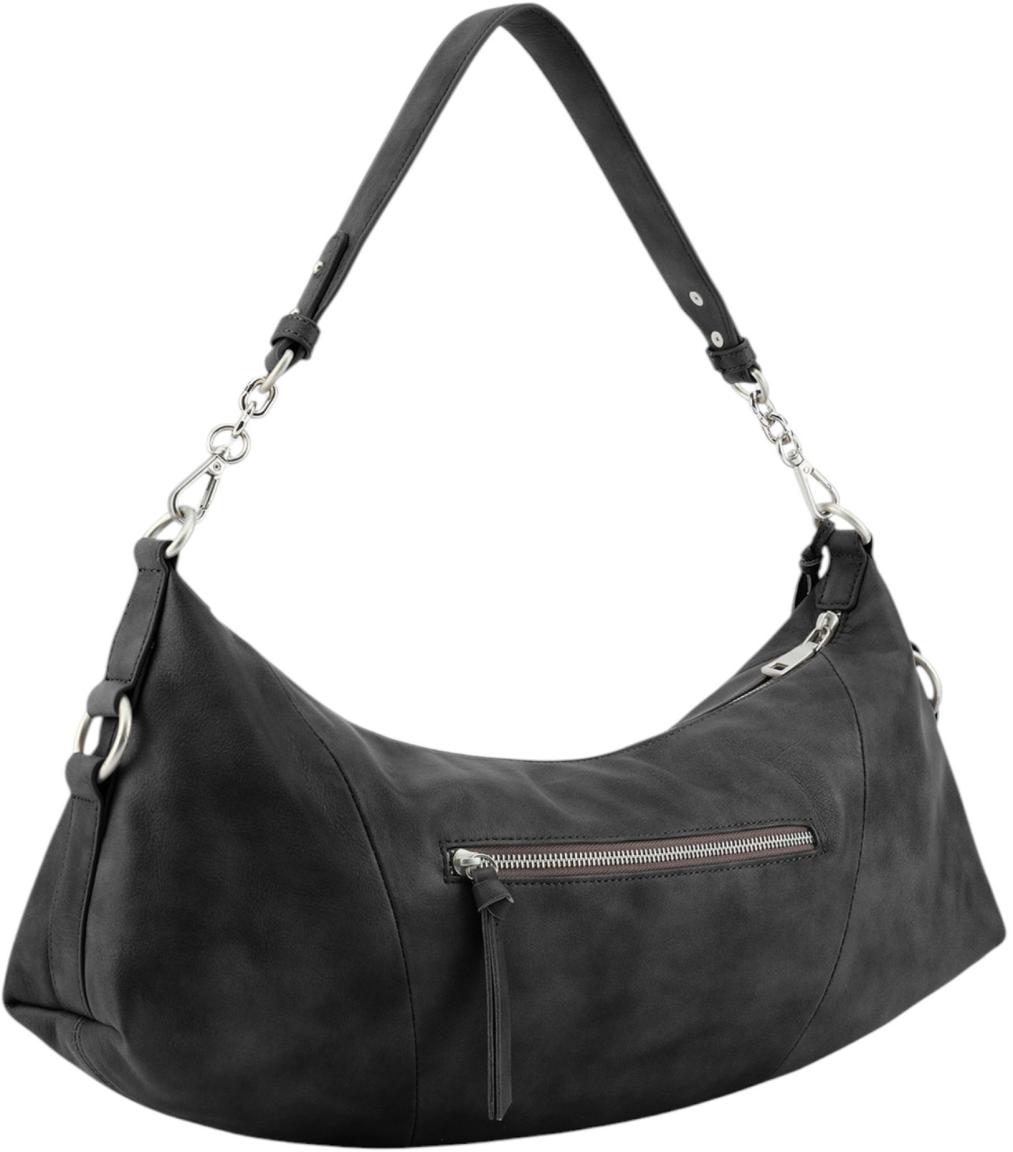 FREDsBRUDER Stay With Me Big Shoulderbag Leder Schwarz