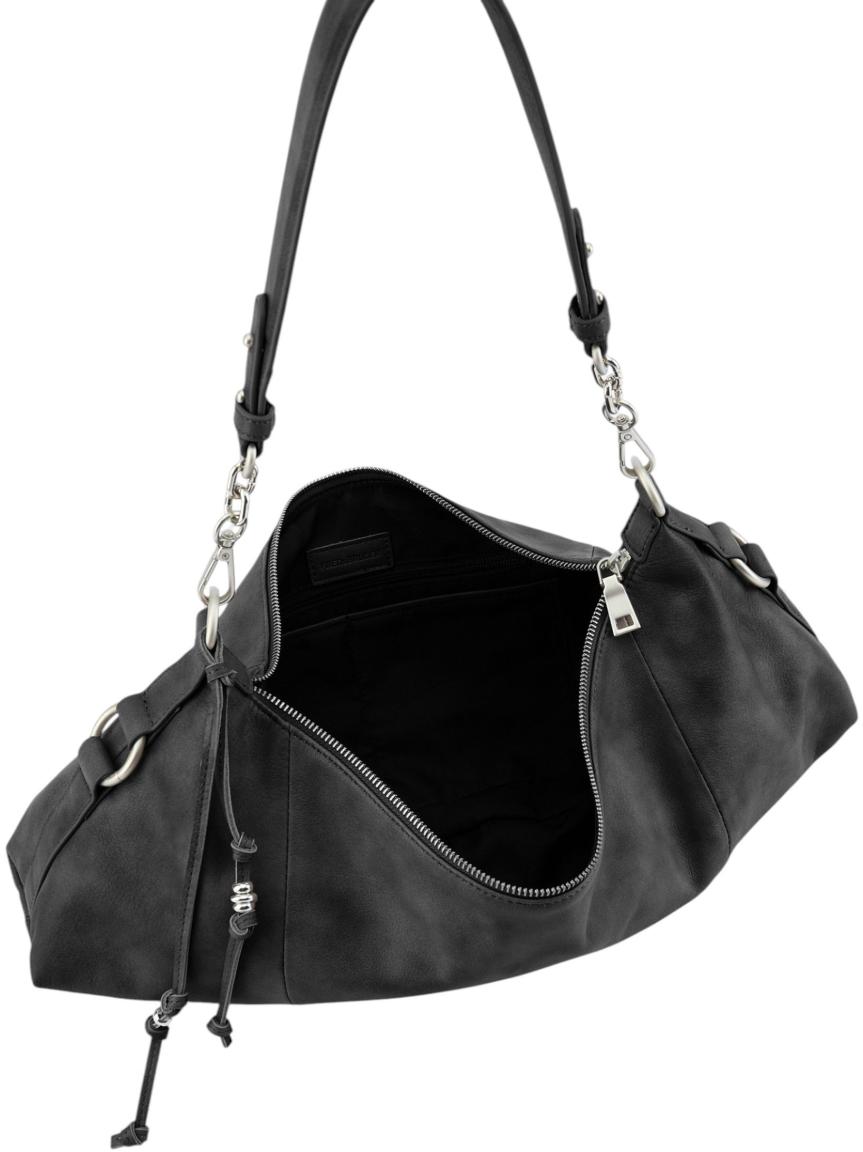 FREDsBRUDER Stay With Me Big Shoulderbag Leder Schwarz