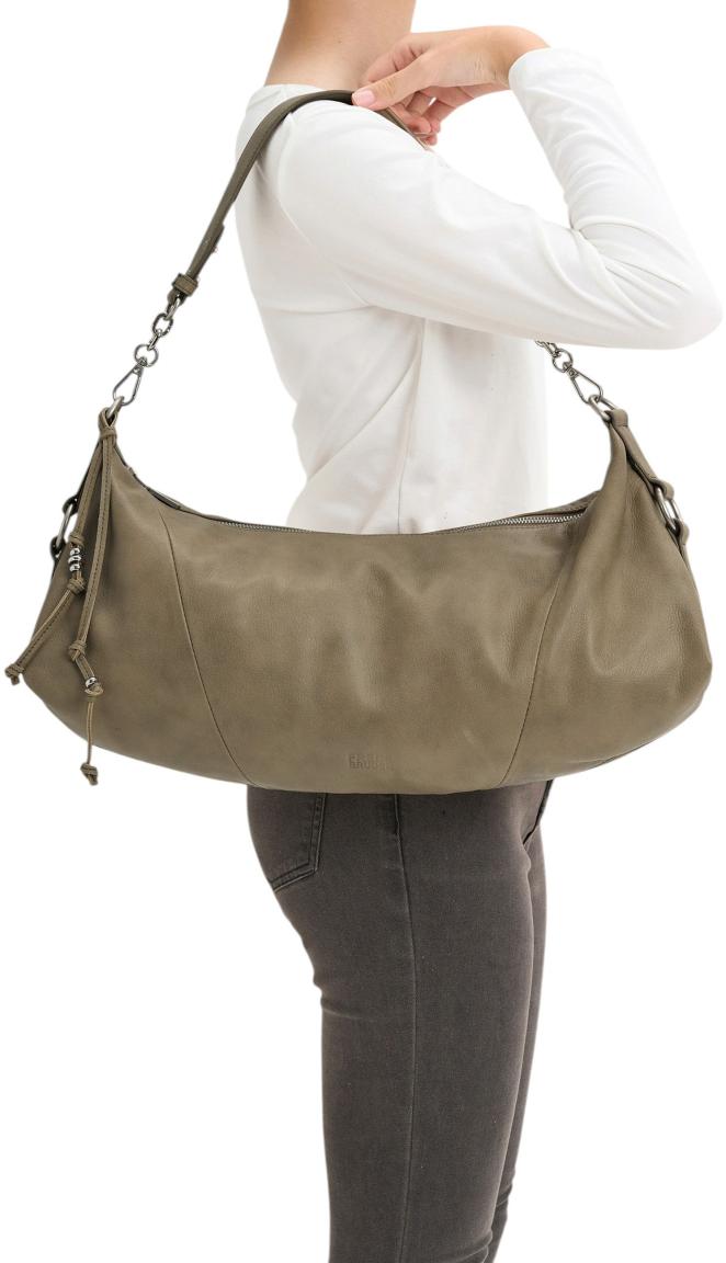 FREDsBRUDER Stay With Me Big Shoulderbag Leder Schwarz