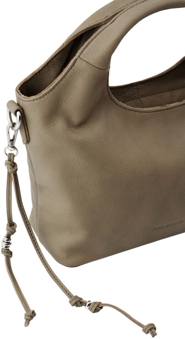 FREDsBRUDER Stay With Me Handbag Leder Greyish Khaki - Taupe
