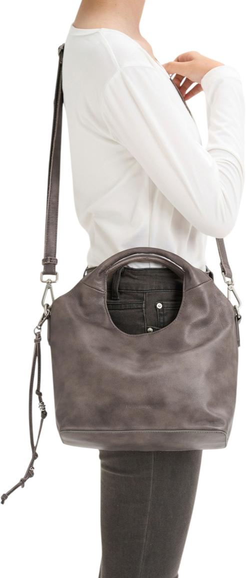 FREDsBRUDER Stay With Me Handbag Leder Greyish Khaki - Taupe