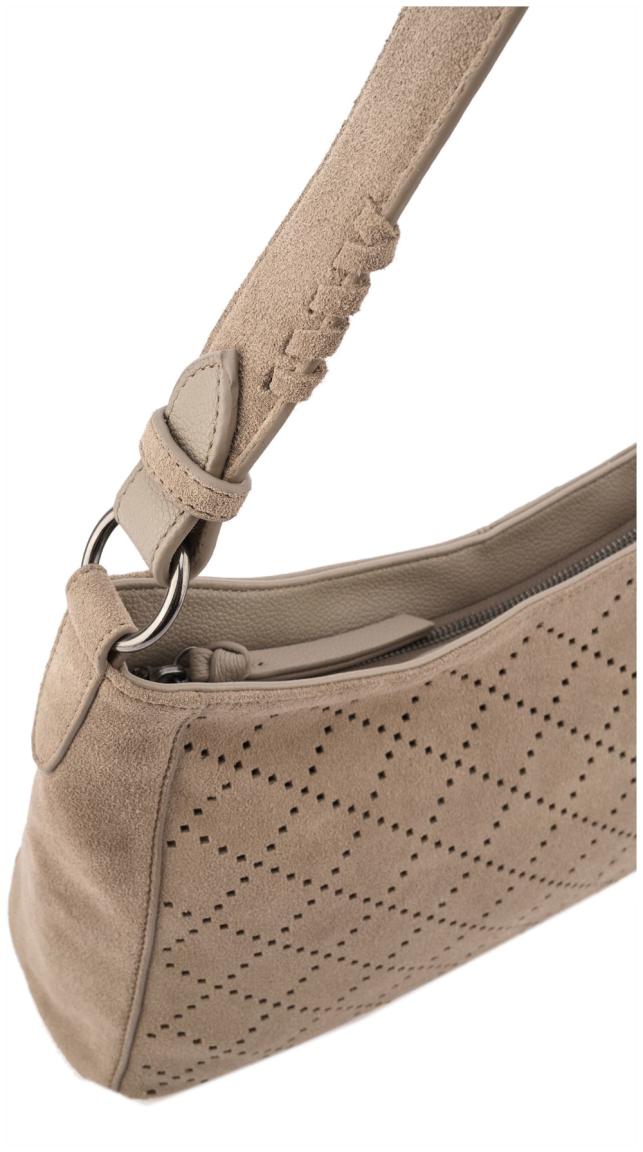 FREDsBRUDER Umhängetasche Hey Lovely Soft Taupe Ledermix