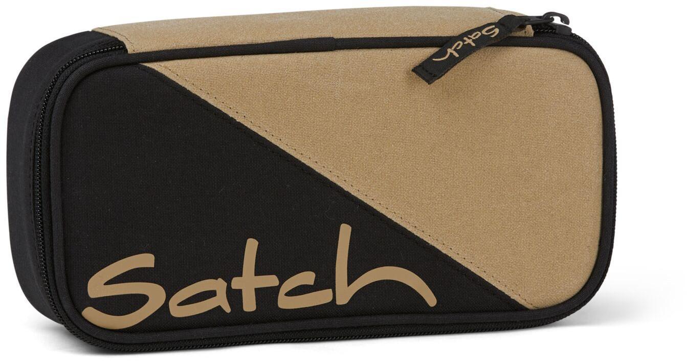 Federpennal Satch Pencil Box Deep Petrol mit Geodreieck