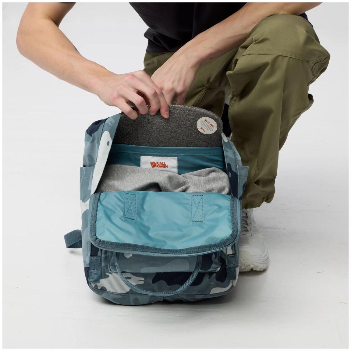 Fjällräven Special Edition Freizeitrucksack Hidden Animals Nimbus Blue Kanken