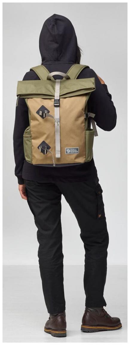 Fjällräven Vardag Foldsack 25 sportlicher Backpack Herren Coal Black