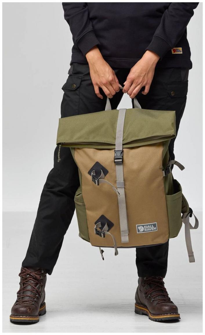 Fjällräven Vardag Foldsack 25 sportlicher Backpack Herren Coal Black