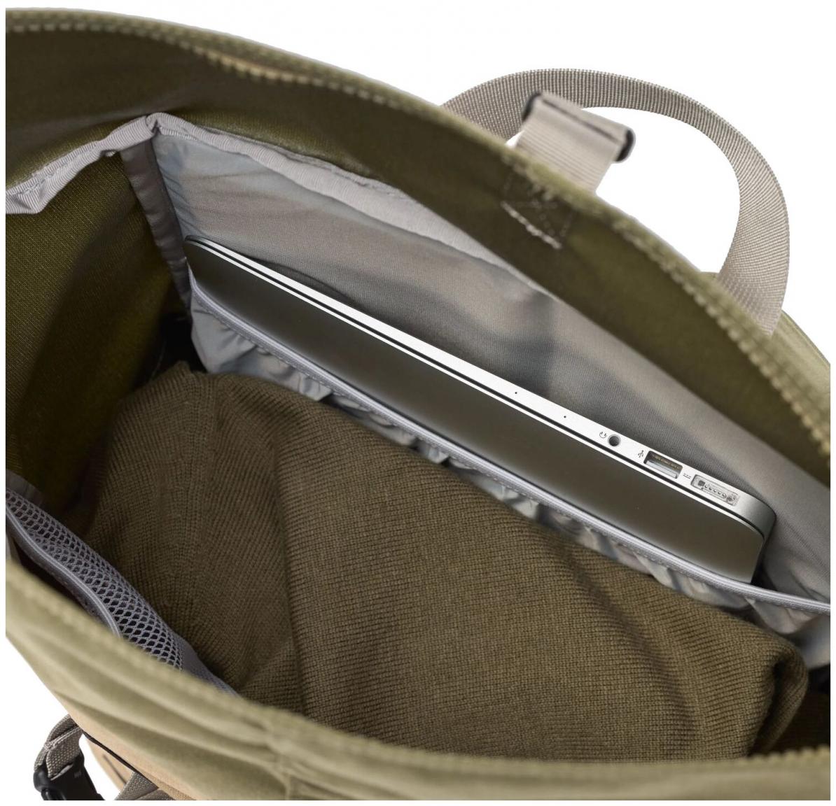 Fjällräven Vardag Foldsack 25 sportlicher Backpack Herren Coal Black
