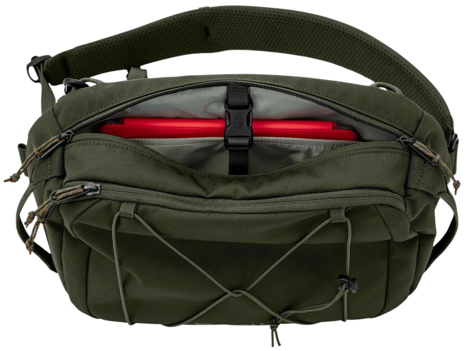 Fjällräven sportliche Slingbag Skule Sling 6 Deep Forest