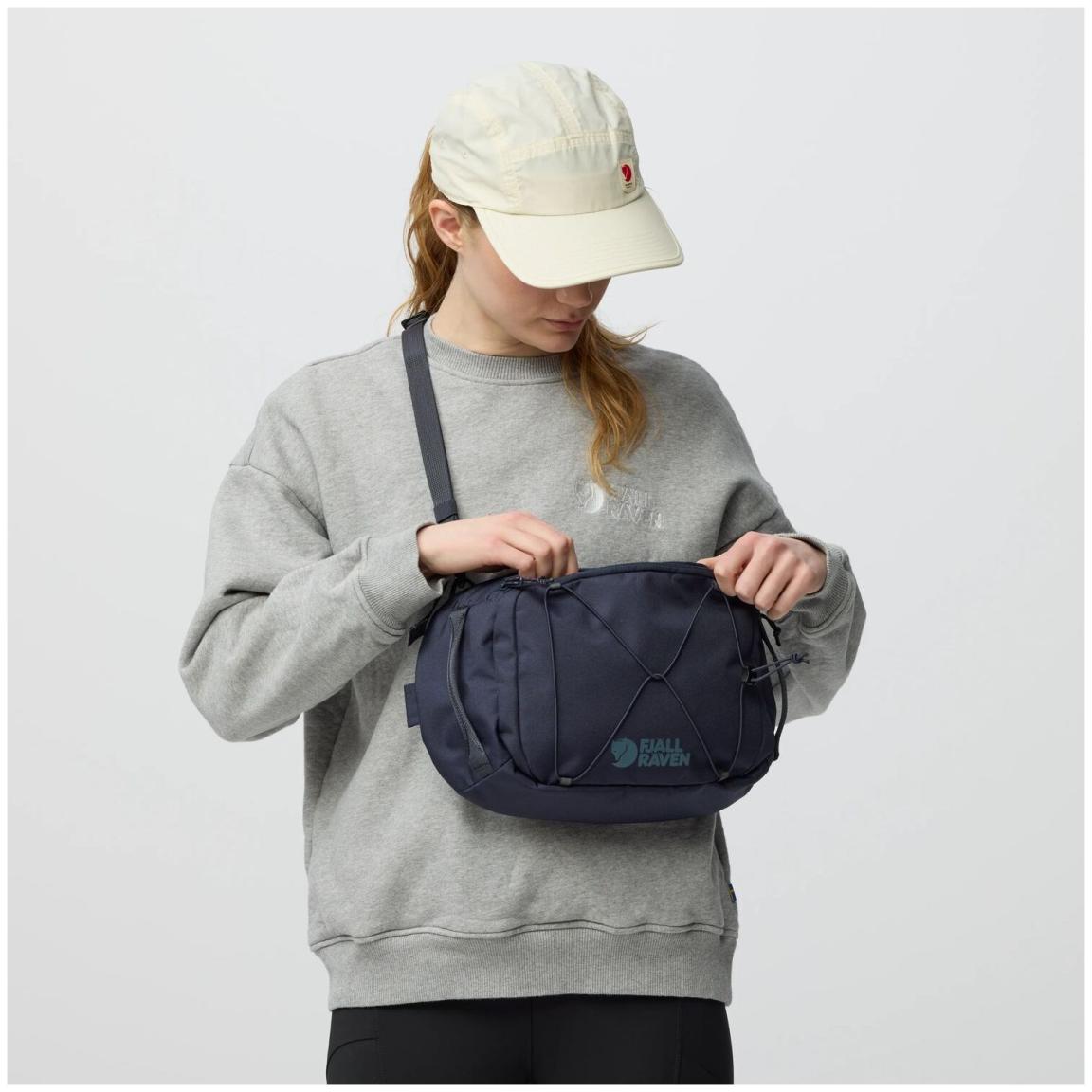 Fjällräven sportliche Slingbag Skule Sling 6 Deep Forest