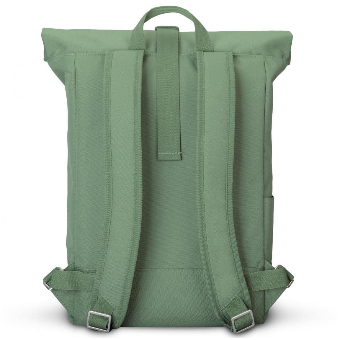 Flap Backpack Johnny Urban Robin Eco Series Rolltop Medium Sage Green Mintgrün