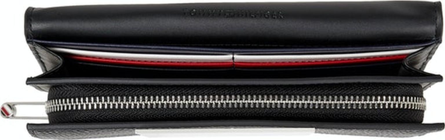Flap Wallet Woman Tommy Hilfiger Element Large Black