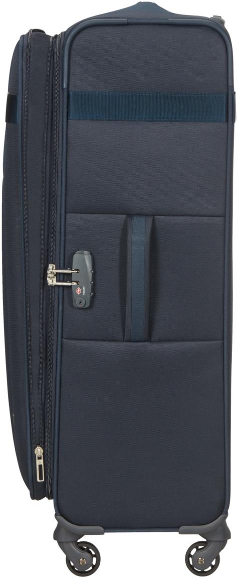 Flugtrolley dunkelblau erweiterbar Samsonite Citybeat L 78cm Navy Blue