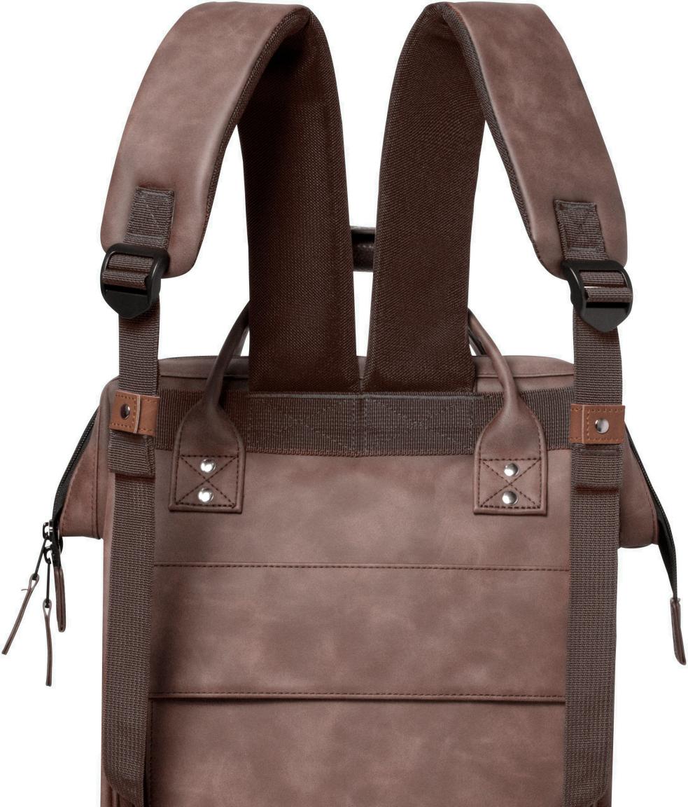 Freizeitbackpack Adventurer Cabaia Papeete braun Kunstleder vegan