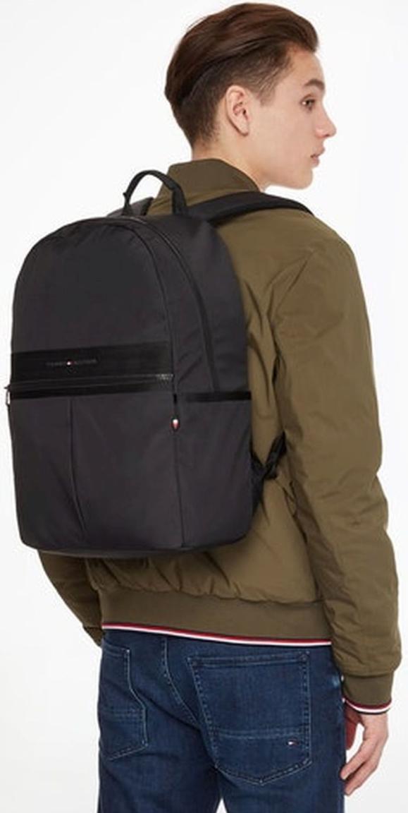 Freizeitrucksack Herren Tommy Hilfiger Horizon Backpack Black Nylon