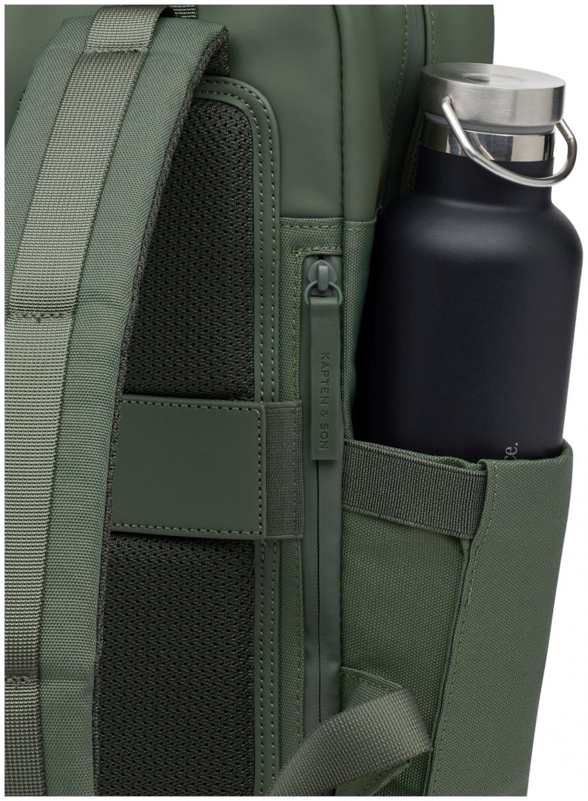 Freizeitrucksack Kapten und Son Bergen Pro Dusty Green gummiert PET