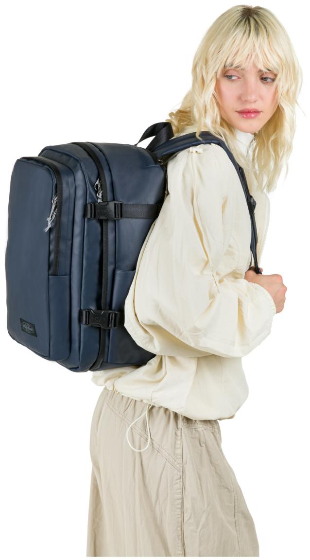 Freizeitrucksack dunkelblau beschichtet Eastpack Cabin Pak'R Tarp Navy