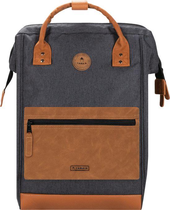 Freizeitrucksack dunkelgrau meliert Cabaia London Adventurer Medium