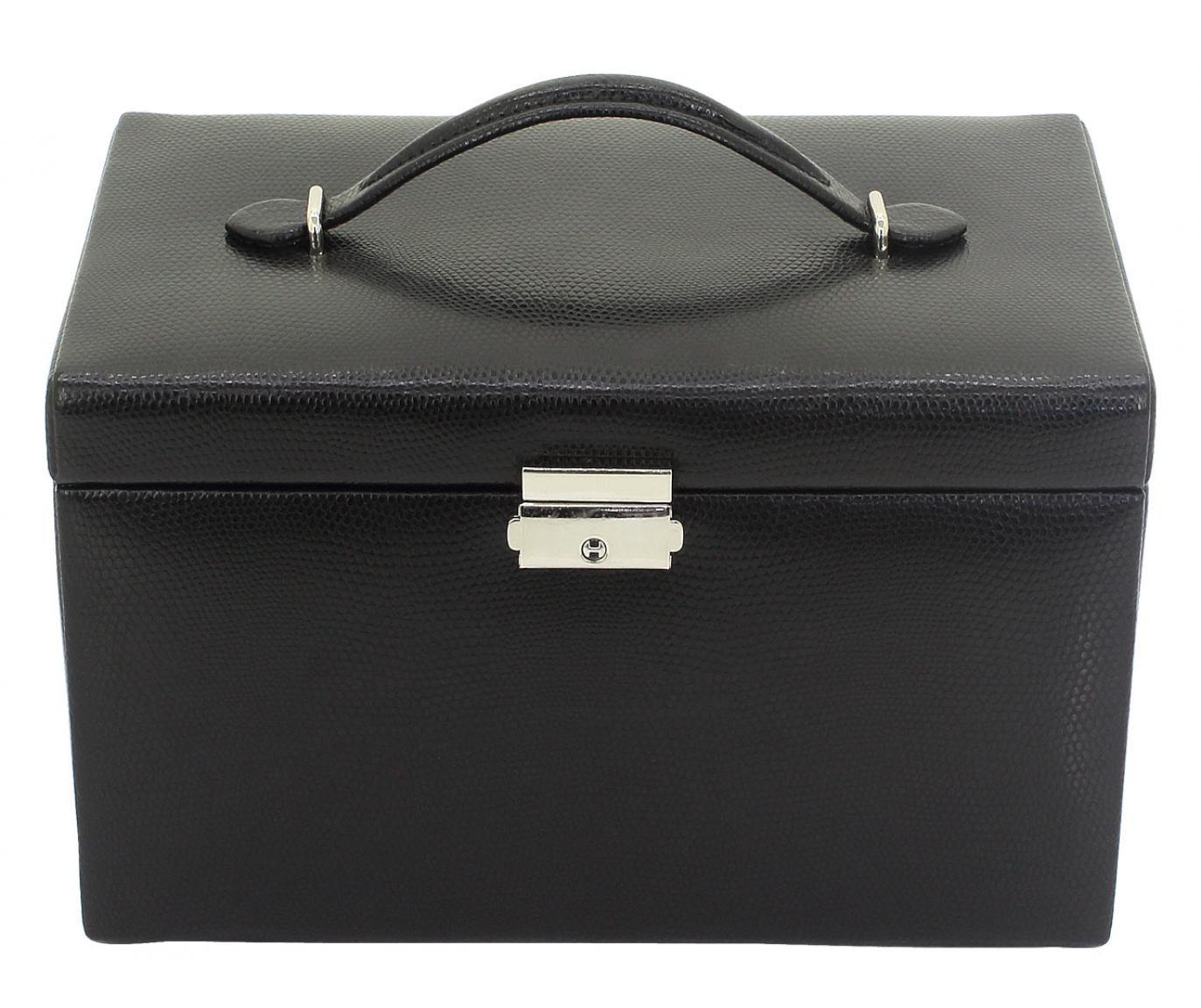 Friedrich23 Schmuckkassette Laden Classico Leder Schwarz