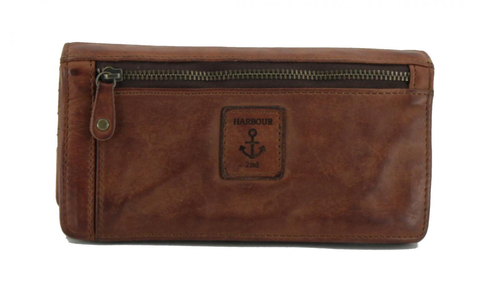 Geldtasche Harbour 2nd Luja Anchor Love dunkelrot Leder Vintage