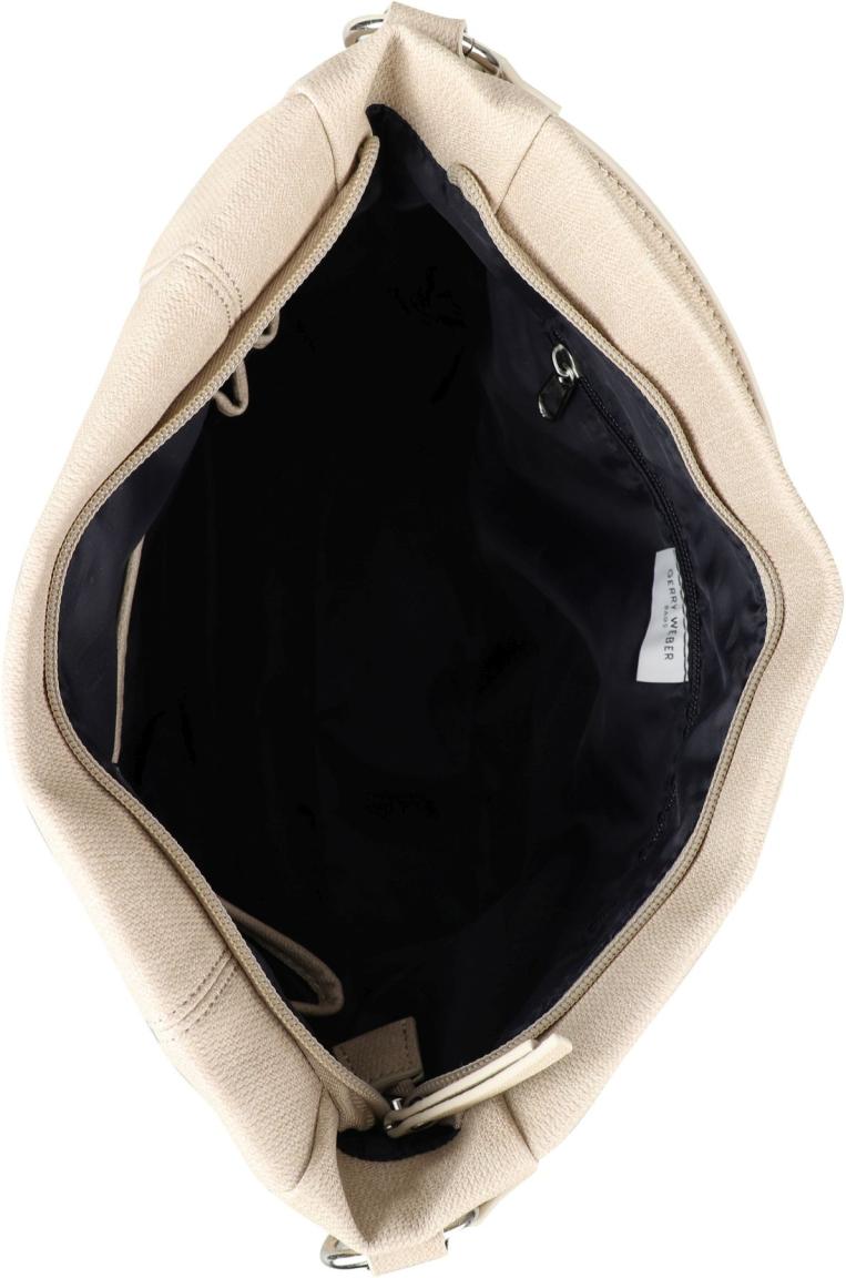 Gerry Weber Hobobag Beige Be Different Markenemblem