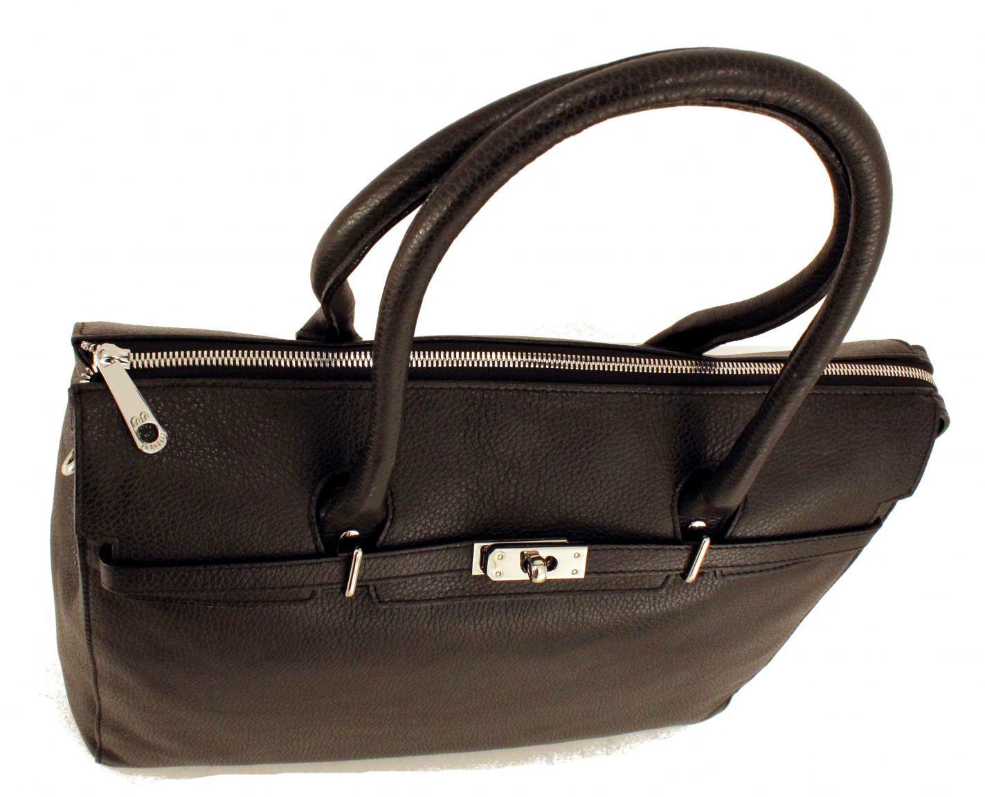 GiGi Fratelli Damentasche mit Laptopfach Black Schwarz