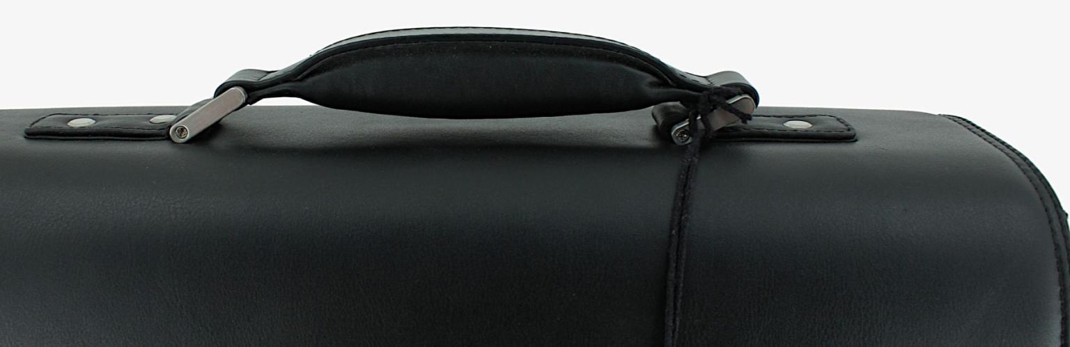 Golden Head Polo Business Herren Aktentasche Rindnappaleder Schwarz