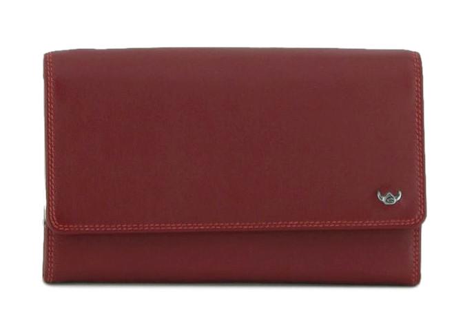 Golden Head Polo Damen Lederbörse mit Überschlag Rot RFID