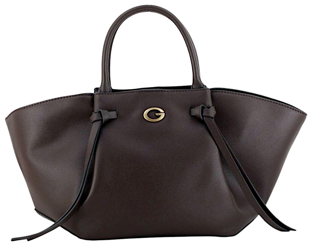Guess Allegra Kurzgrifftasche Dunkelbraun
