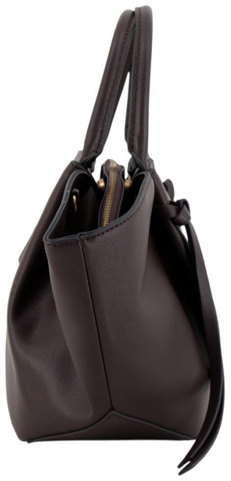 Guess Allegra Kurzgrifftasche Dunkelbraun
