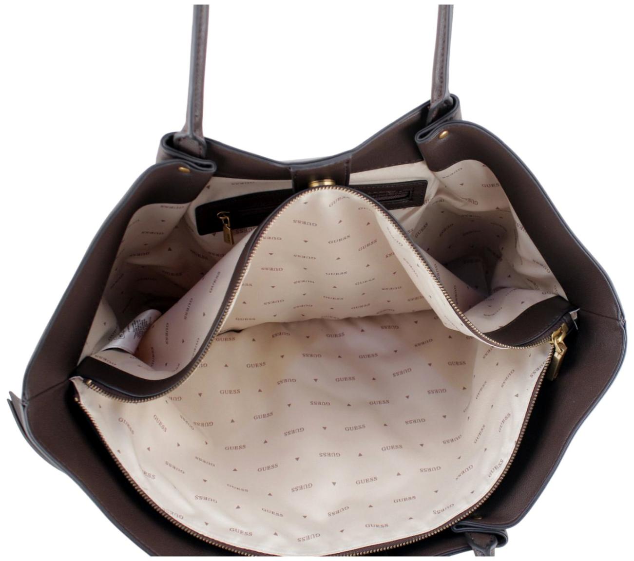 Guess Allegra Shopper Dunkelbraun