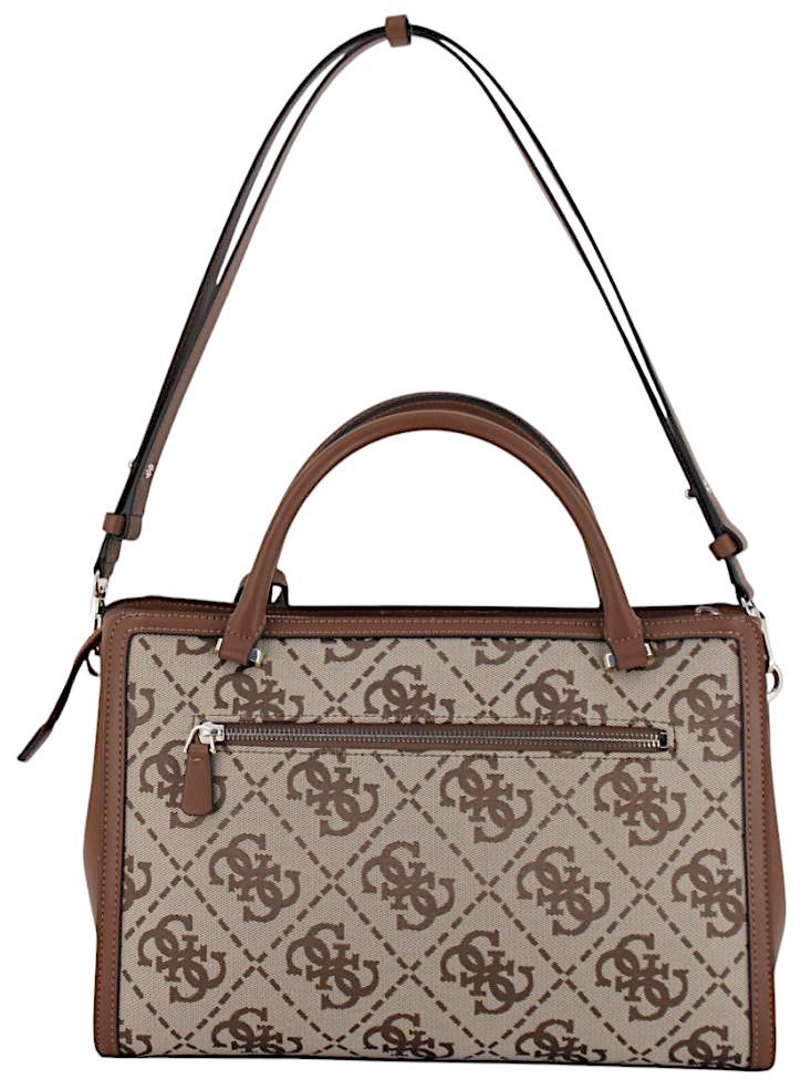 Guess Audrey Logo Henkeltasche Latte Logo - Braun