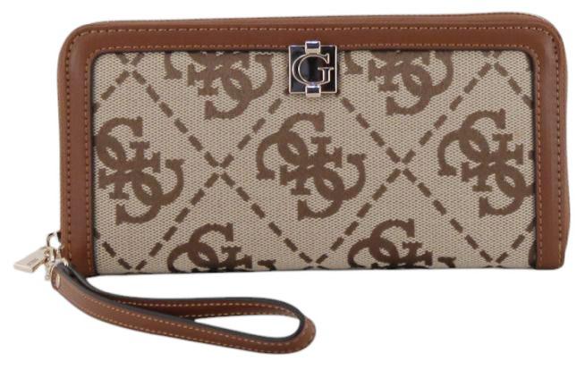 Guess Audrey Logo SLG Portemonnaie Navy Logo - Dunkelblau
